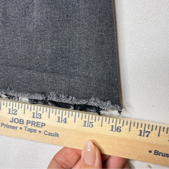 Free People “Just Float On” Flare Jeans Black High-Rise Bell Bottoms Sz 24 - Picture 3 of 16